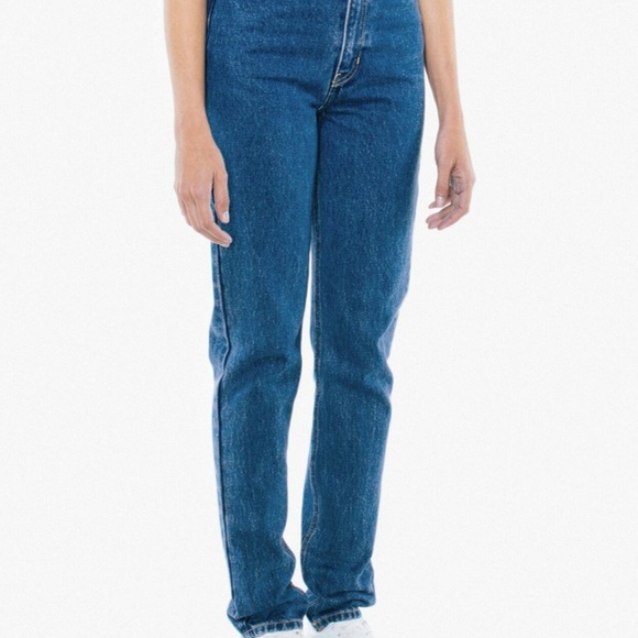 SOLD! American Apparel High-waisted Mom Jeans - Picture 2 of 6